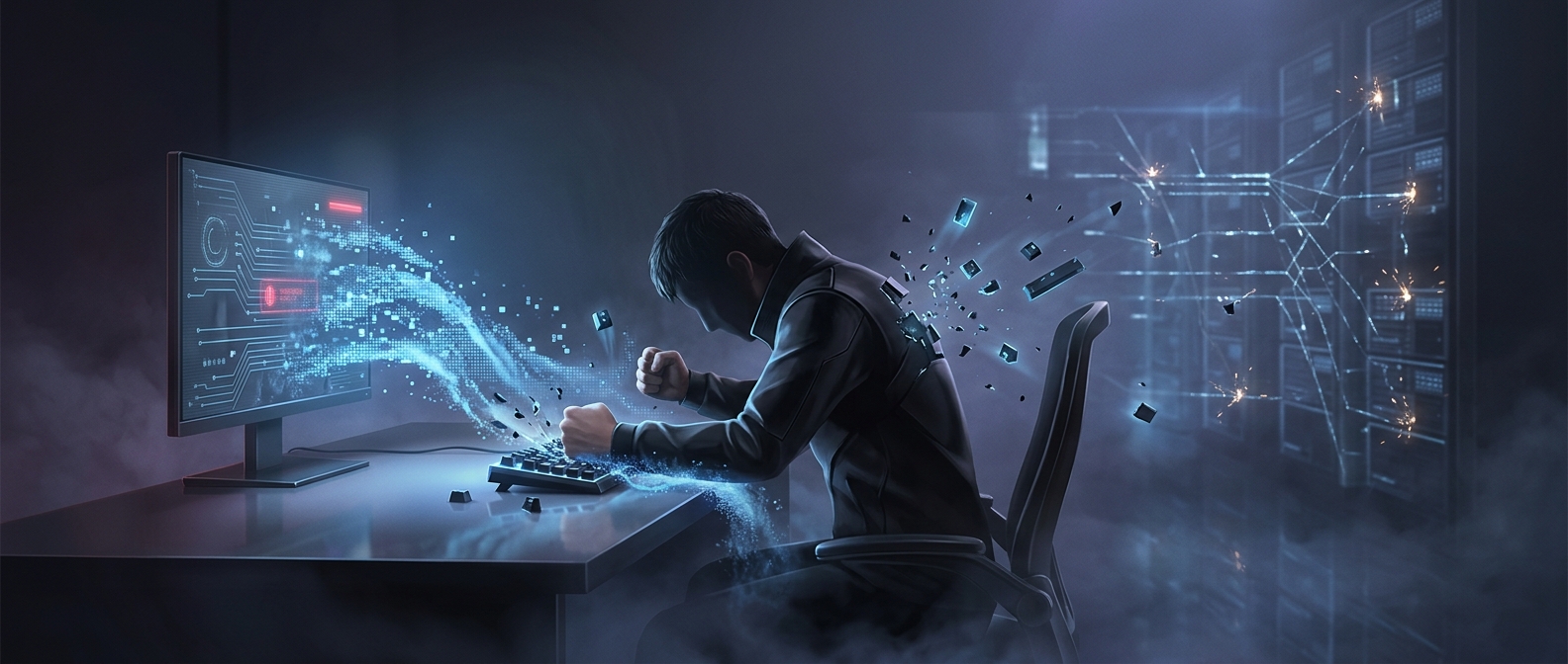 Why smashing your keyboard cannot fix lag