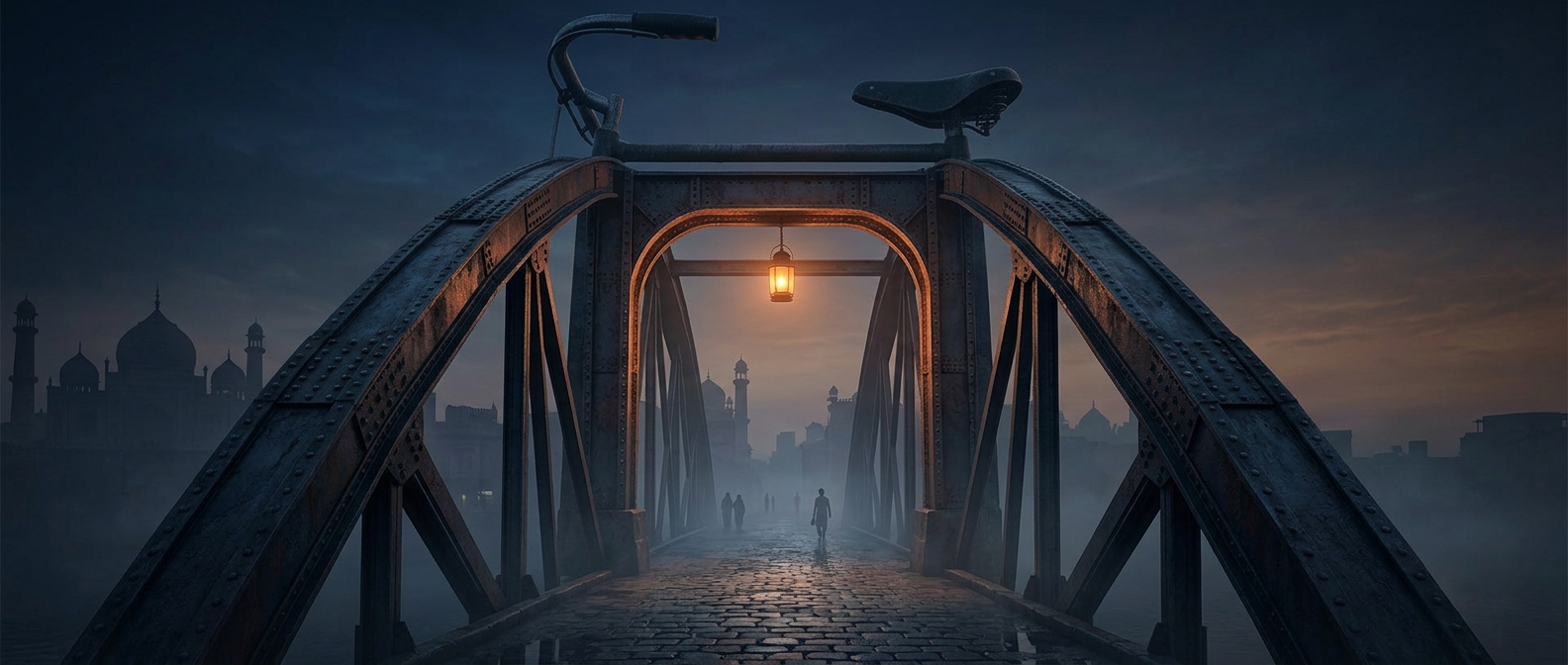 Bicycle rickshaws feature massive reinforced steel frames