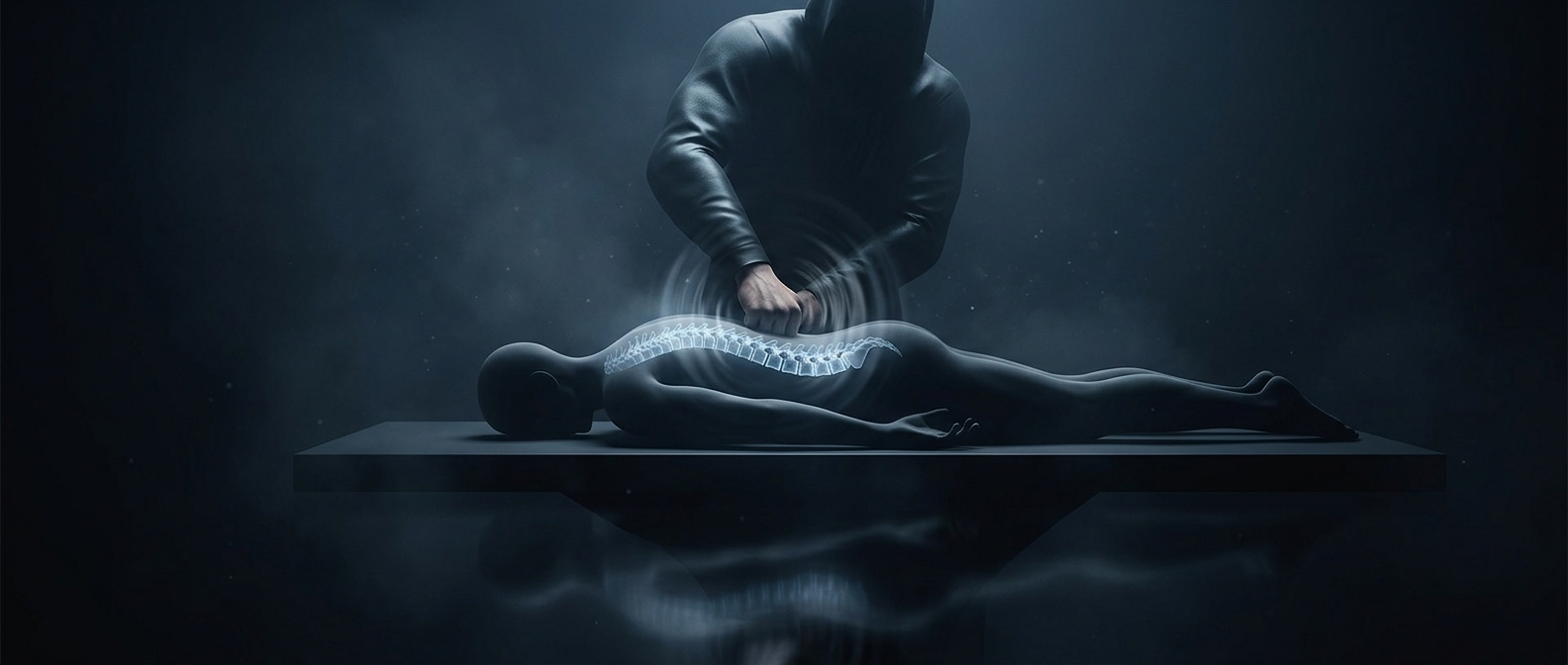Paying someone to aggressively crack your delicate spine
