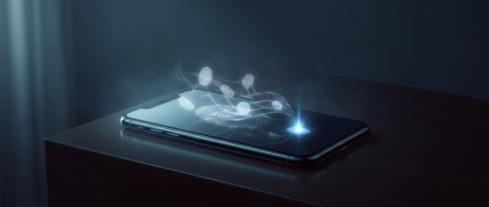 Why a greasy screen starts tapping itself