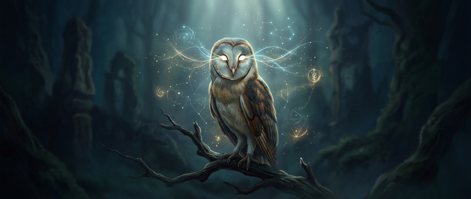 Owls symbolize hyperactive metaphysical perception