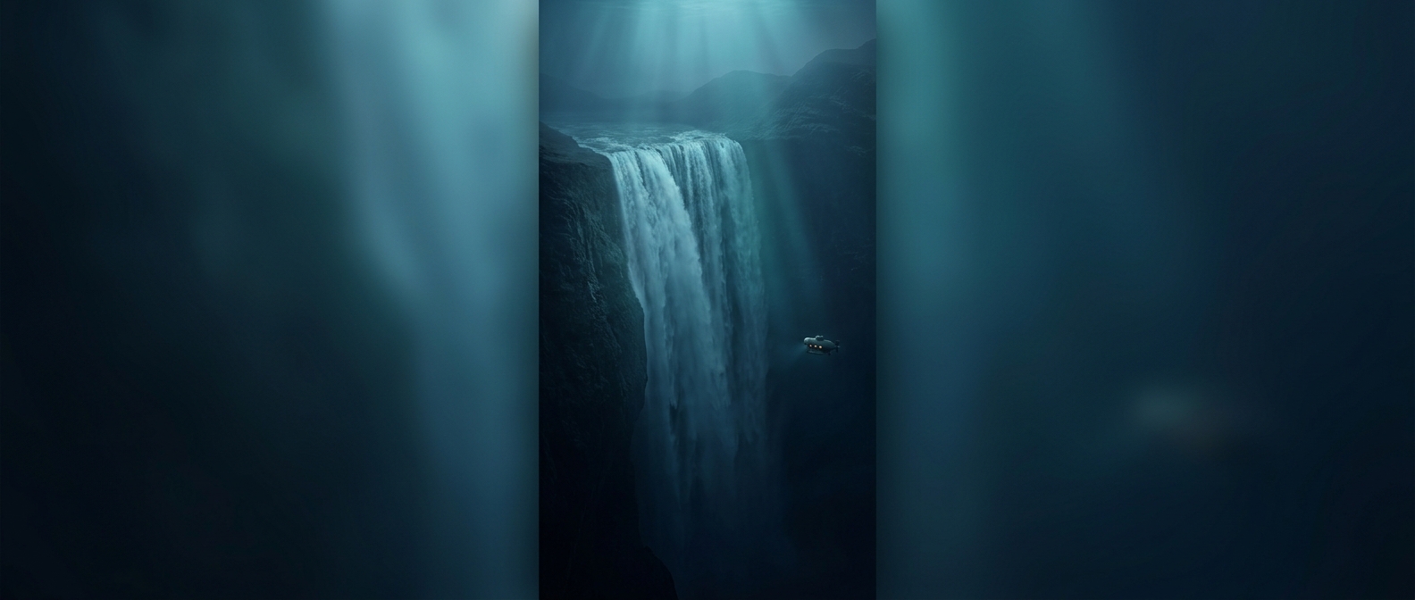 The world's highest waterfall is hidden beneath the sea