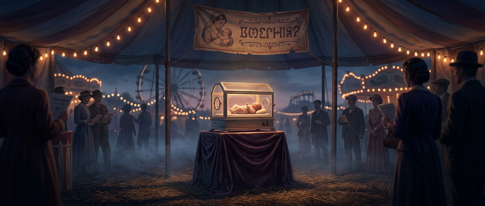 Premature babies were once displayed at carnivals