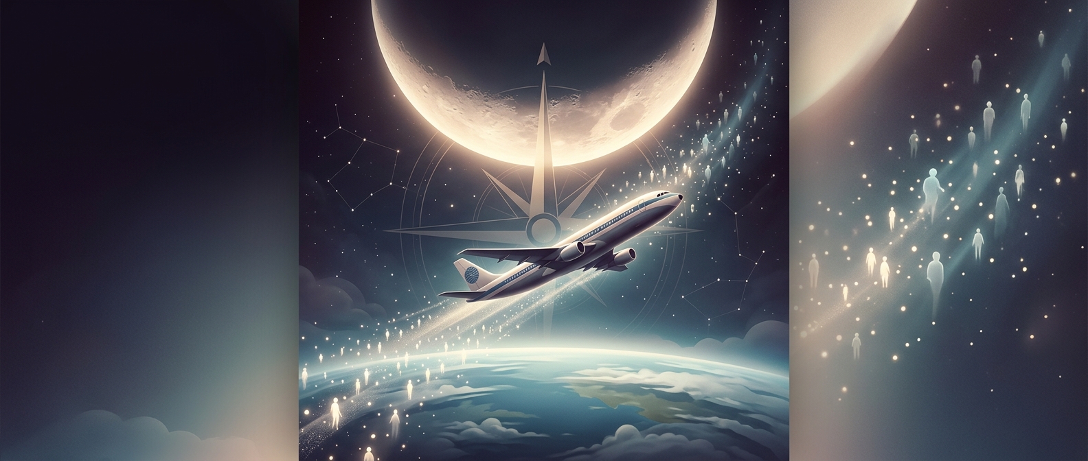 Pan Am took reservations for flights to the Moon