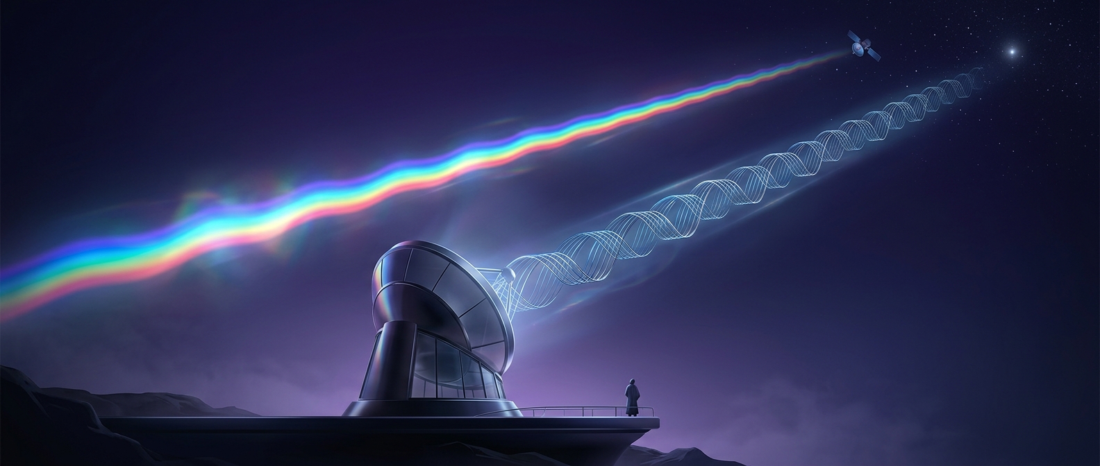 Radio waves travel at the exact same speed as visible light