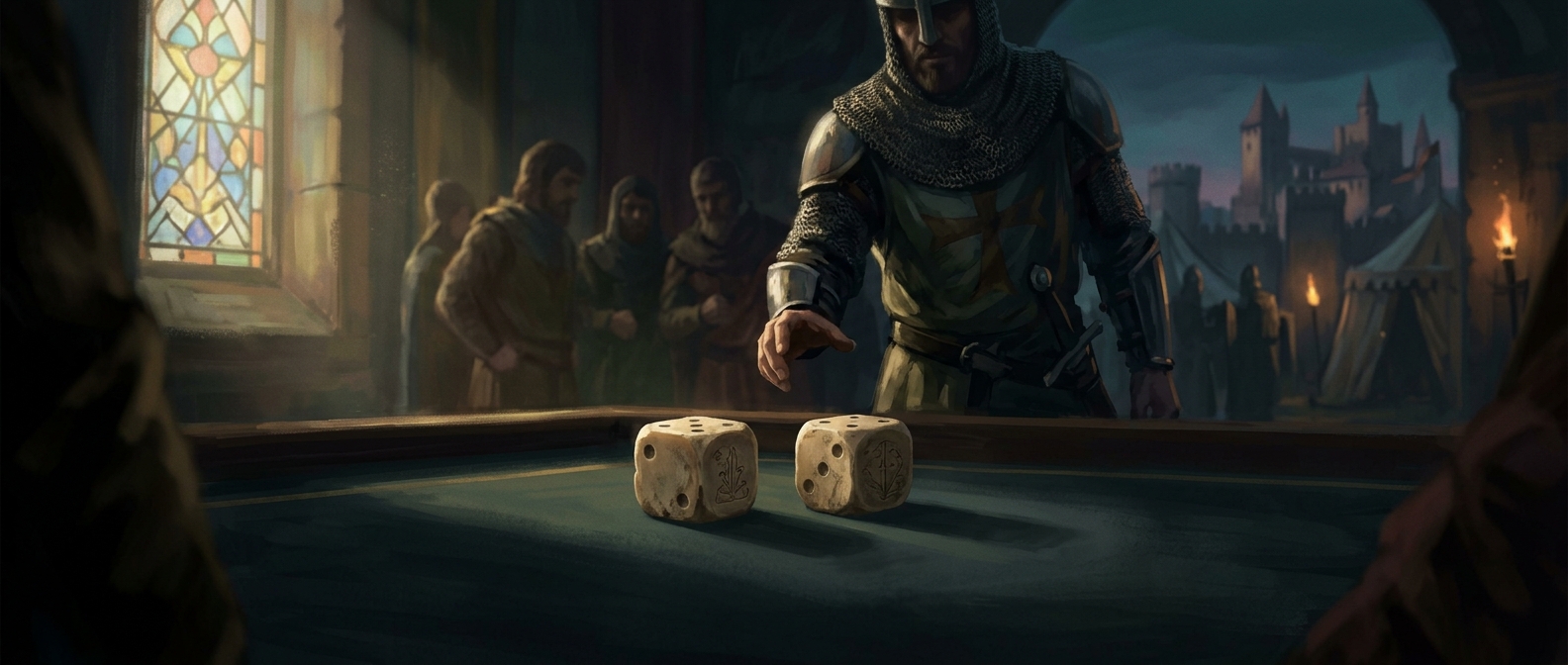 Craps began as a medieval dice game