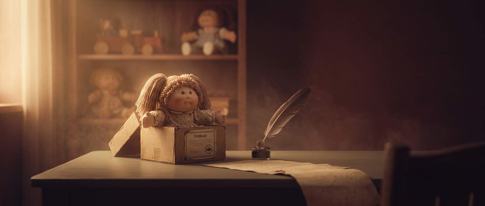 Куклу Cabbage Patch Kids нужно было официально усыновить