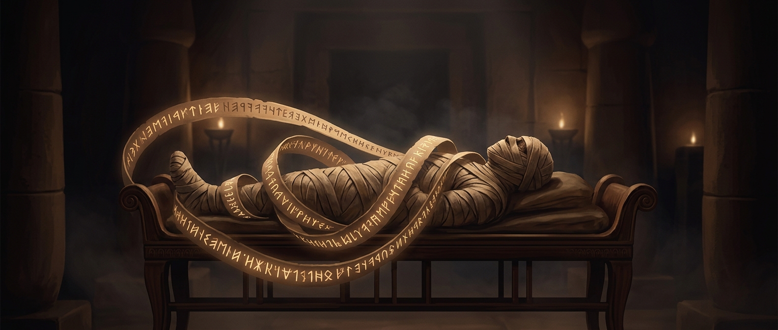 The longest Etruscan text became mummy bandages