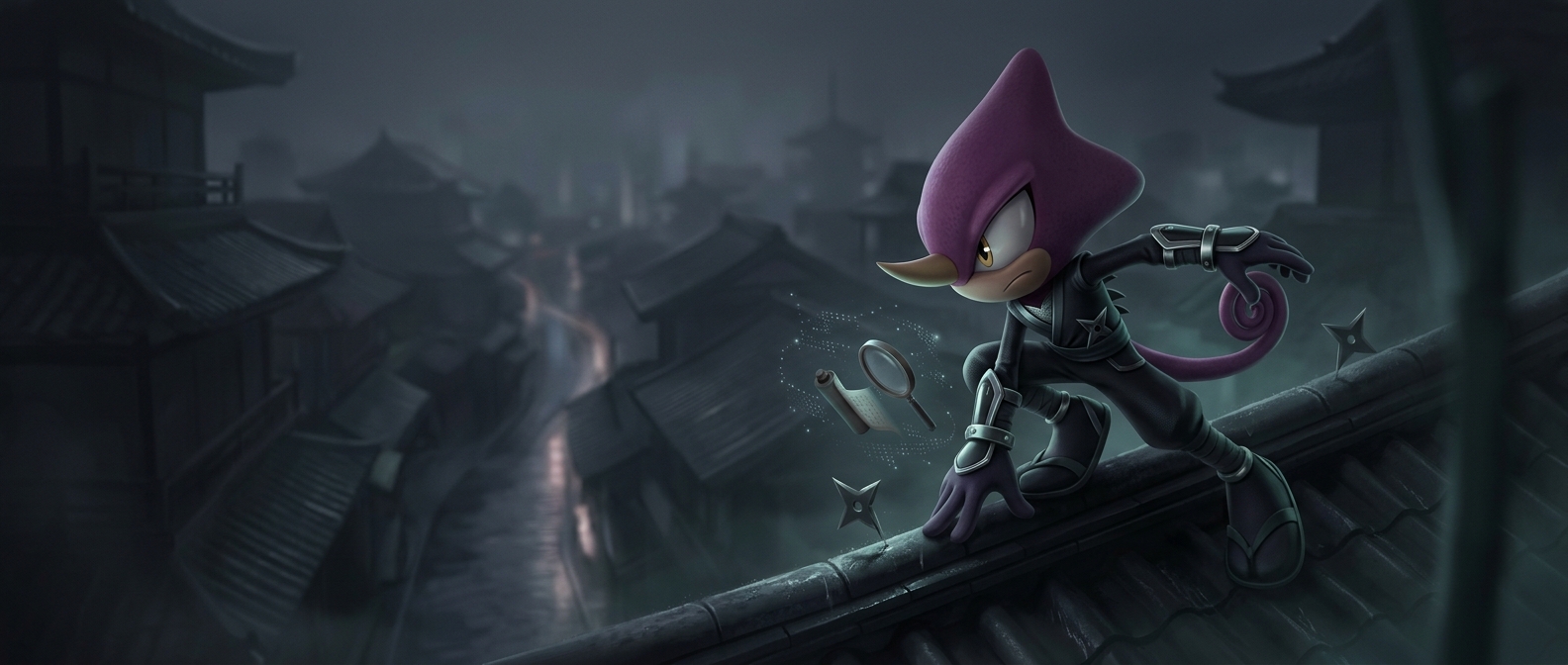 Espio the Chameleon operates as a ninja detective