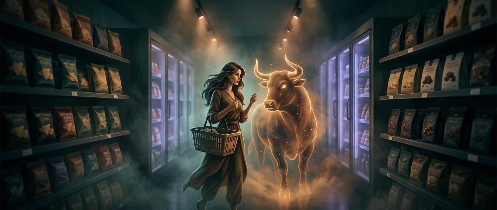 Grocery runs with Taurus involve intense snack debates