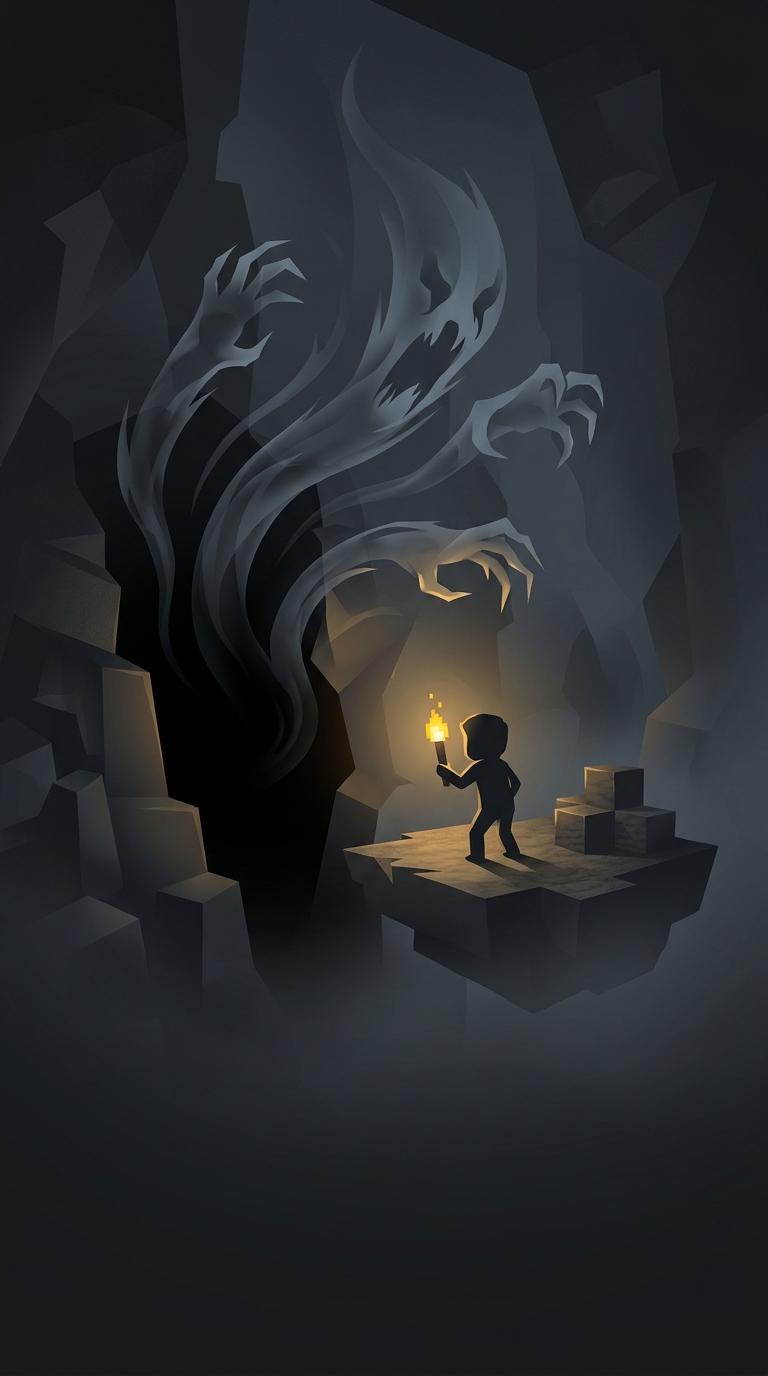 Minecraft features eerie ambient cave sounds that randomly trigger when a player is in the dark, explicitly designed by the game's audio team to induce mild paranoia.