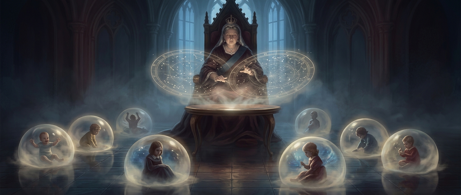 Queen Victoria heavily relied on royal astrologers to predict the temperaments of her many children