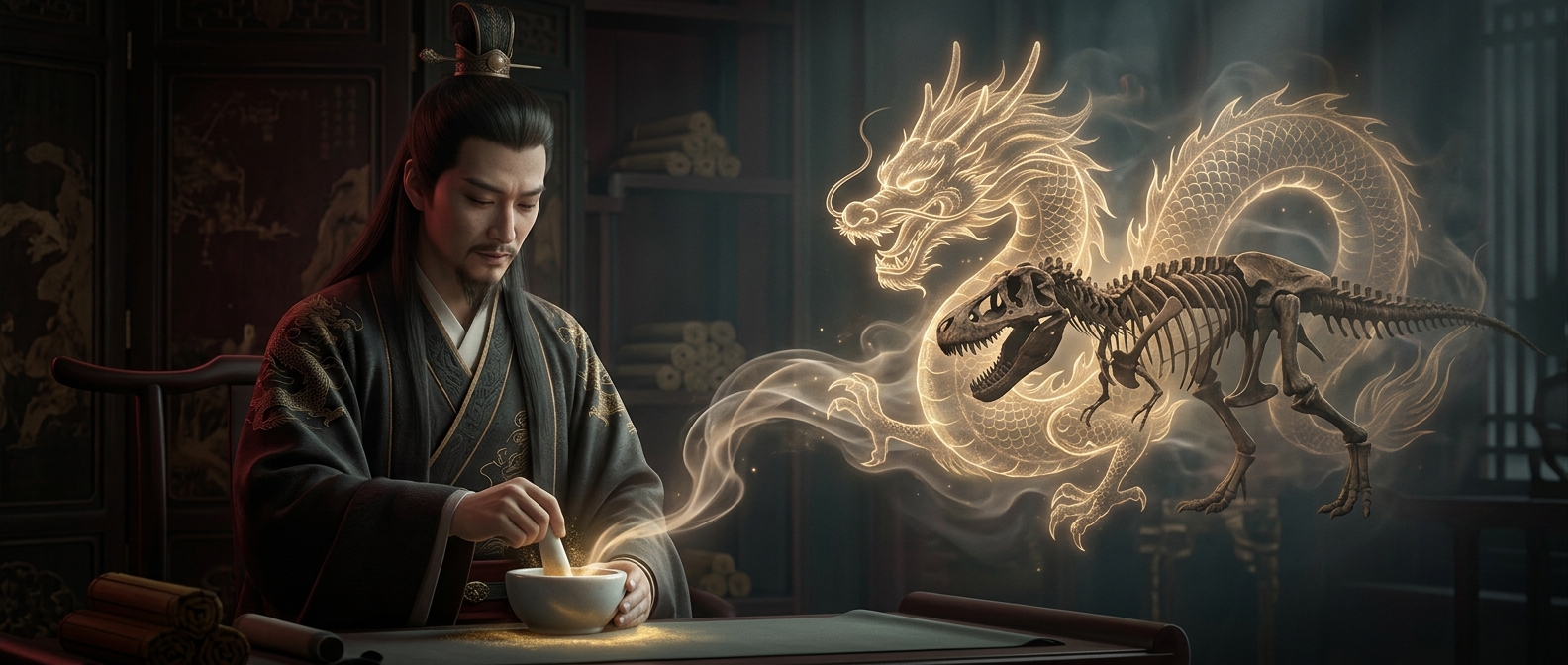 Chinese elites consumed crushed dragon bones that were actually just random dinosaur fossils