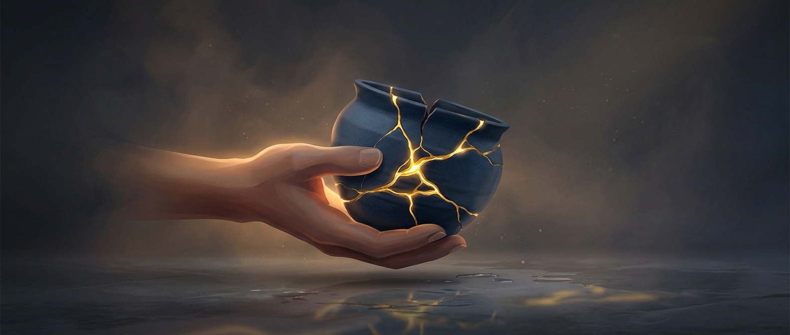 Why Japanese artisans fill cracks with gold
