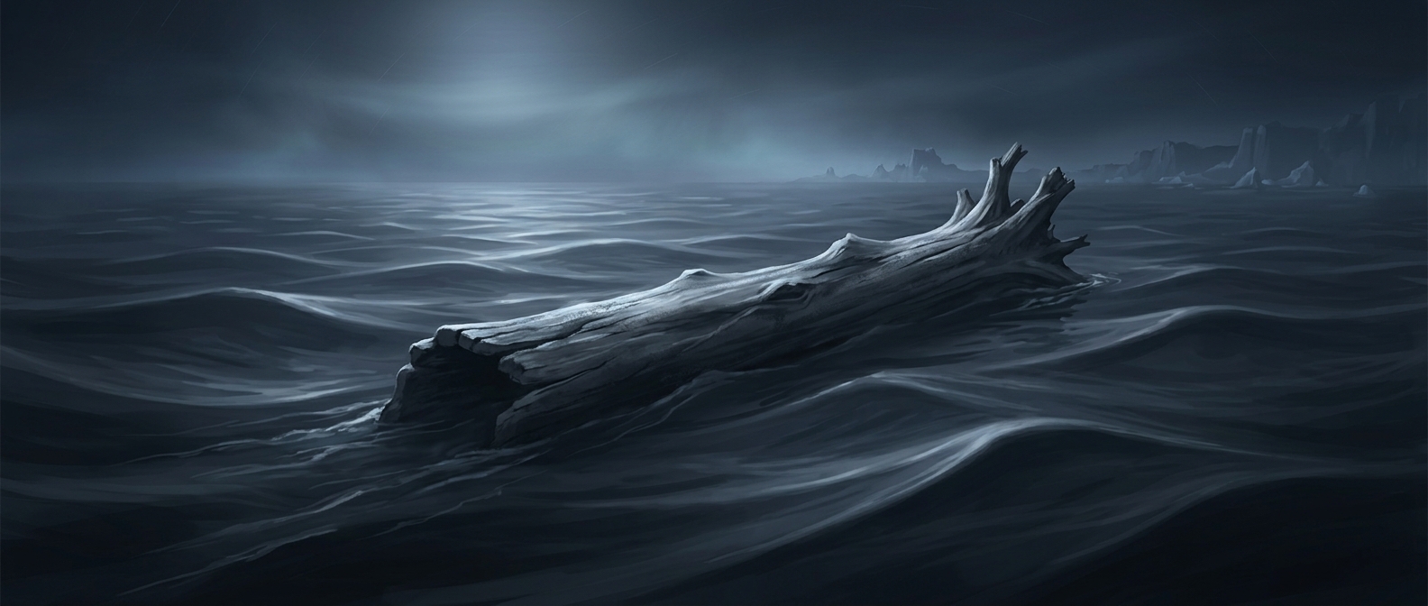 The ocean can carry a tree for thousands of miles