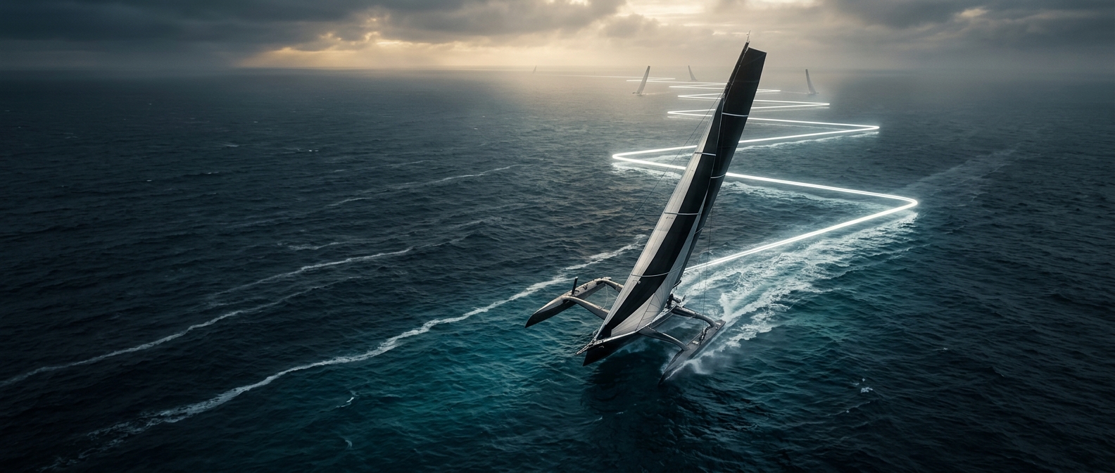 How sailboats move against the wind