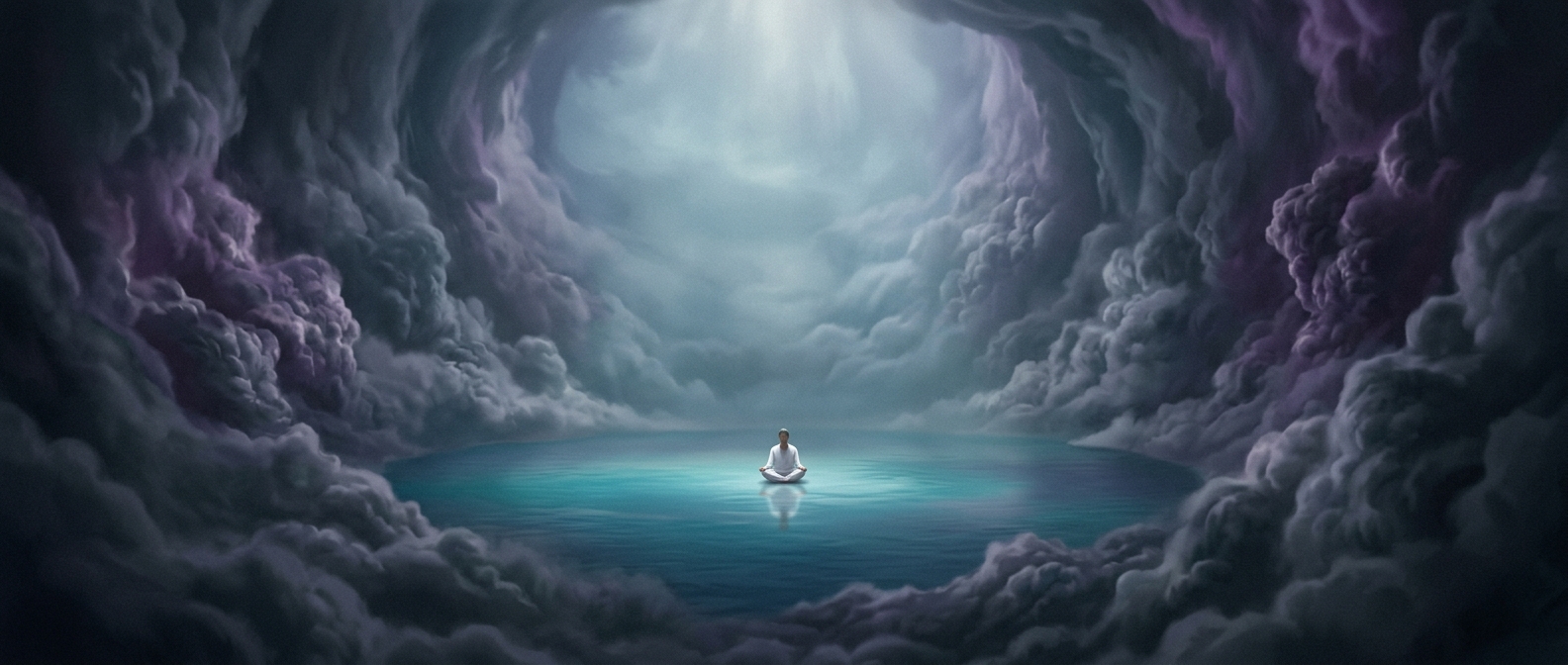 Hurricane eyes are deceptively tranquil environments