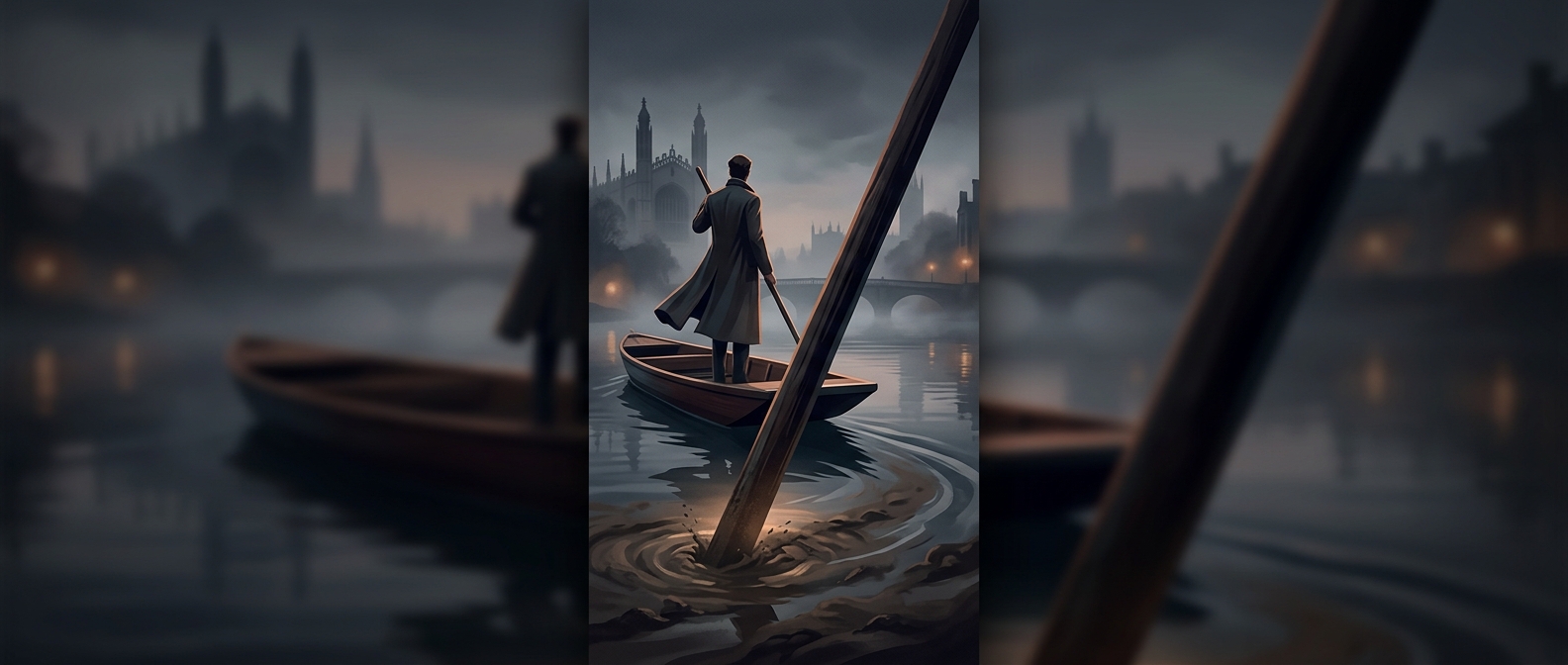 Punts rely on a massive pole shoved into mud