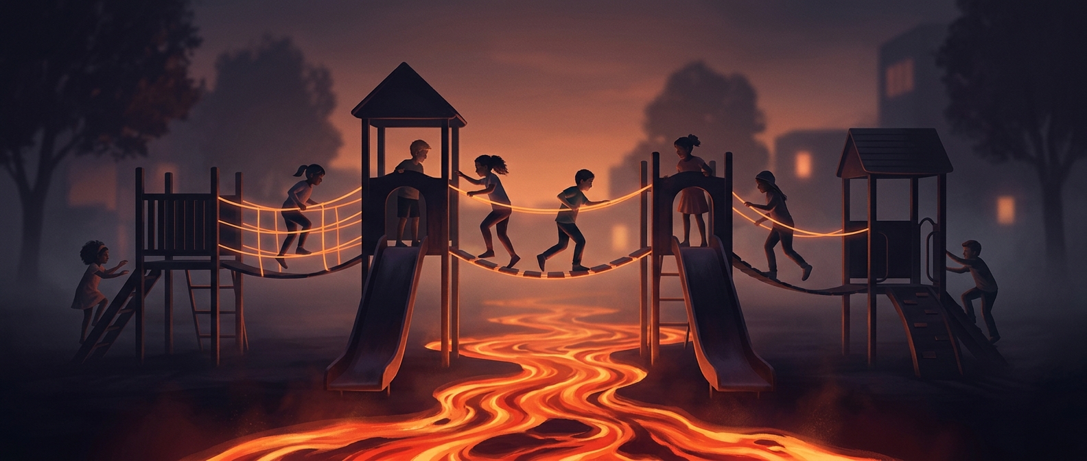 Why children everywhere play the floor is lava