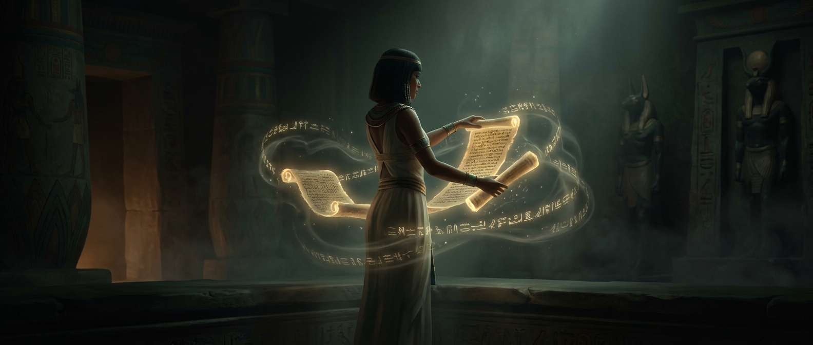Ancient Egyptians wrote highly specific magic spells on papyrus to avoid doing manual labor in the afterlife