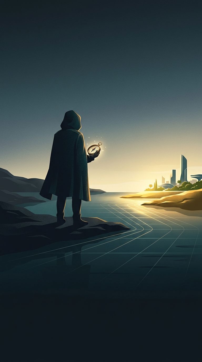 How can you legally time travel exactly 24 hours into the future by taking a two-mile boat ride?