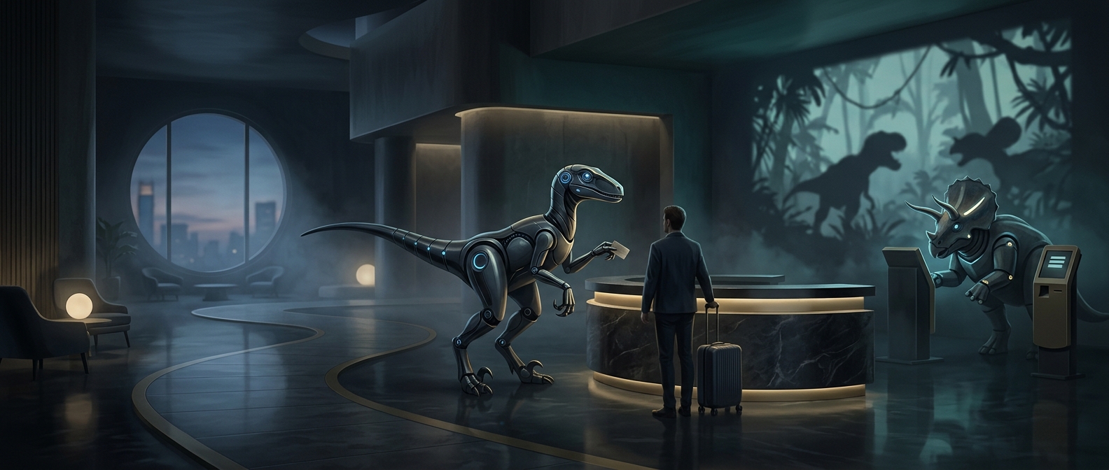 A Japanese hotel replaced its concierges with dinosaurs