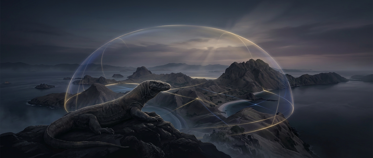 Komodo dragons stick to their home ranges