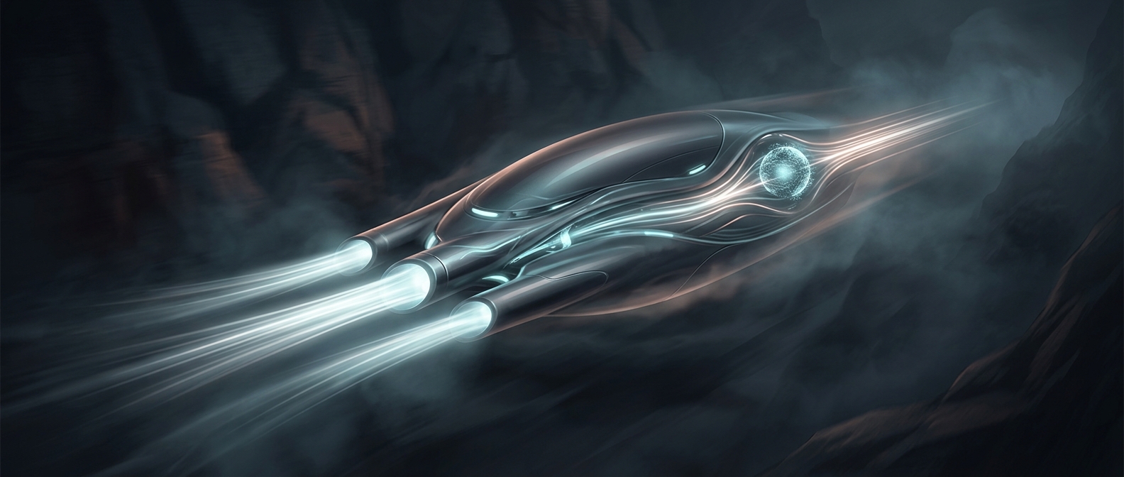 Ramming air into forward tubes measures fluid speed