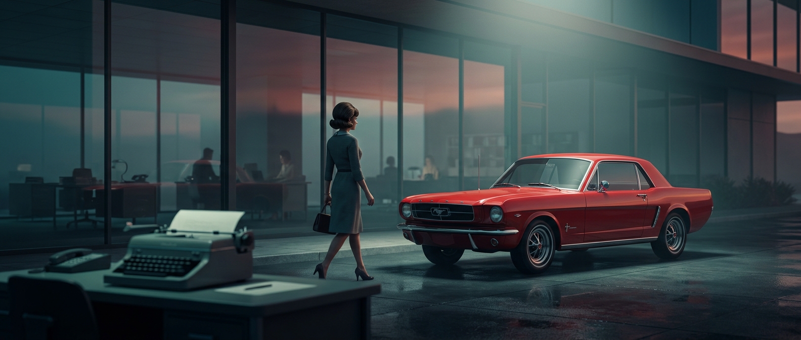 The Mustang was once marketed as a practical car for women