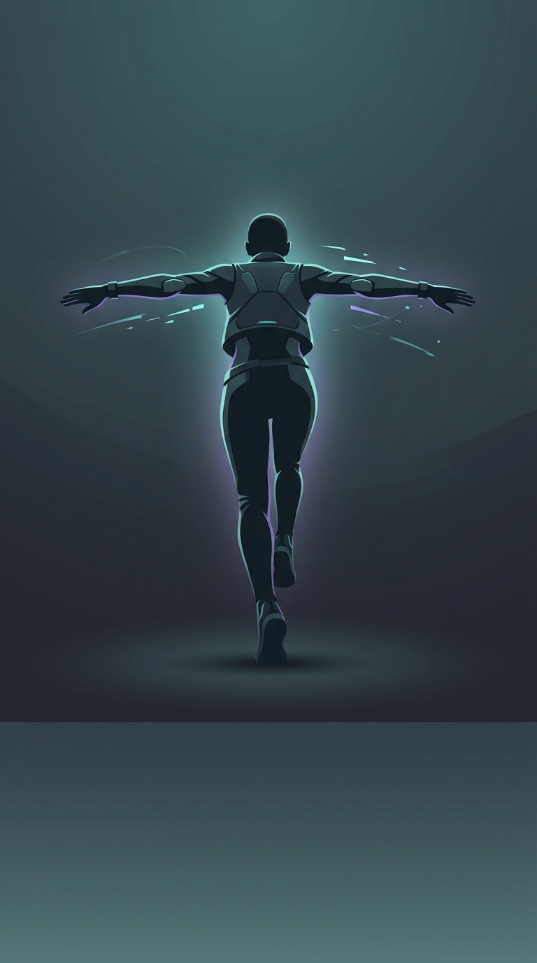 What is the highly practical reason anime characters famously sprint with their arms trailing straight behind them?