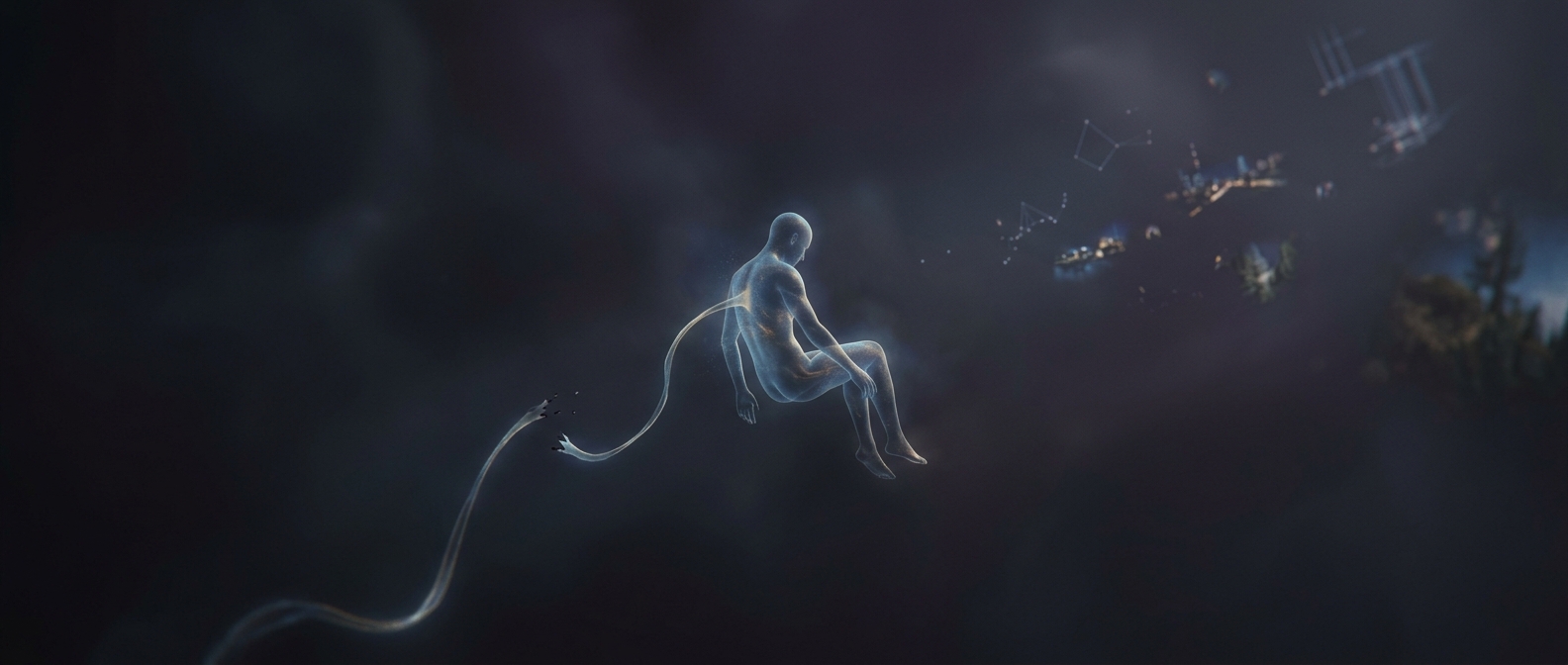 Severing an astral cord leaves you stuck outside reality