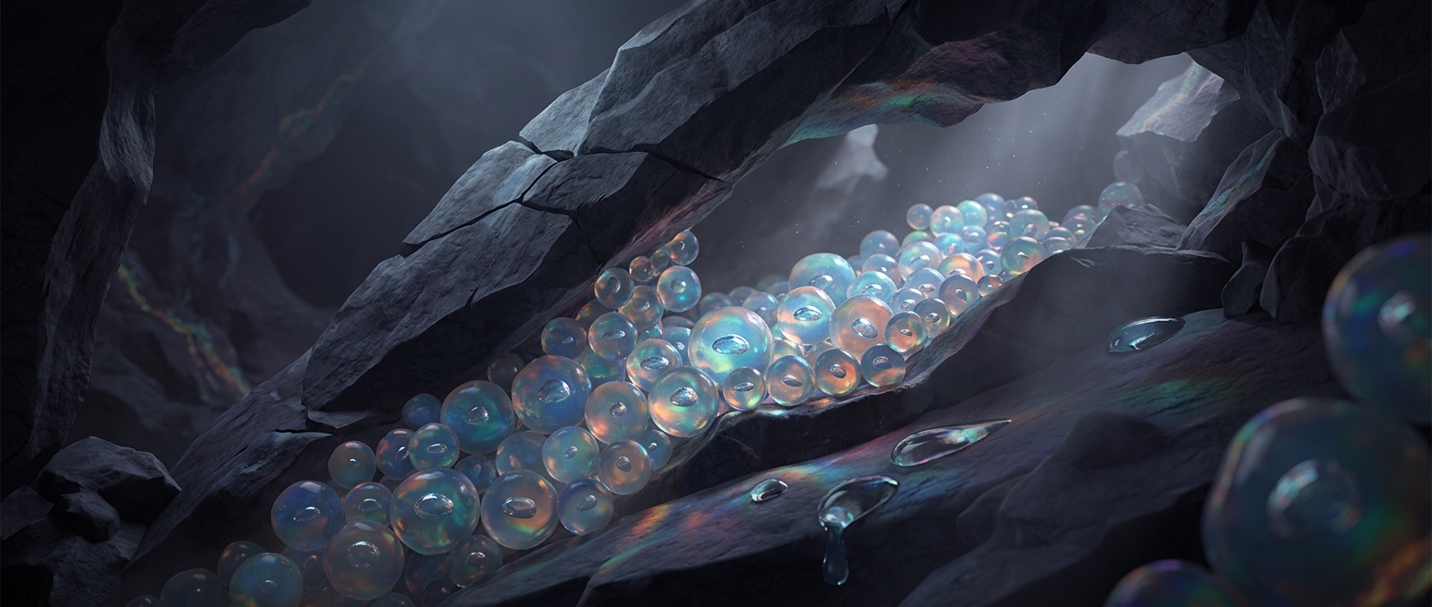 Opal consists of microscopic silica spheres packed with water