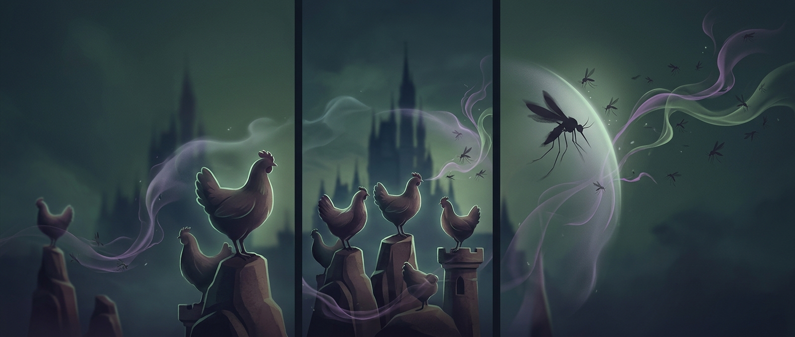 How Disney fights mosquitoes with garlic and chickens