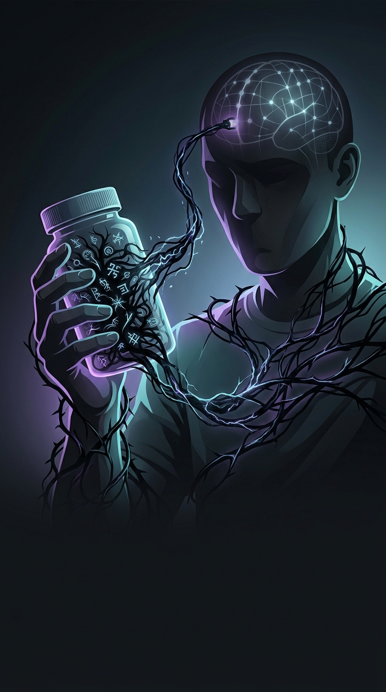 Reading terrifying side effects on a medication bottle can actually cause you to experience them due to what effect?