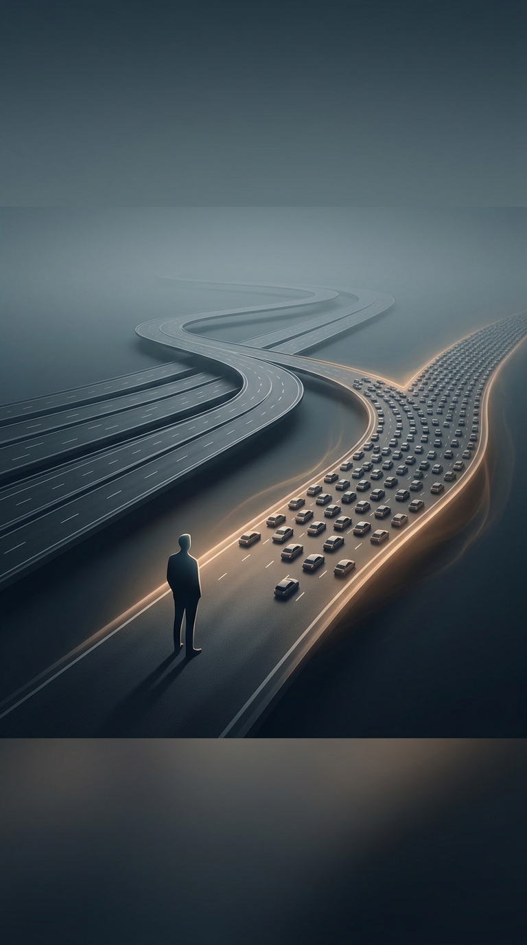 What frustrating thing happens when city planners add more lanes to a highway to fix traffic?