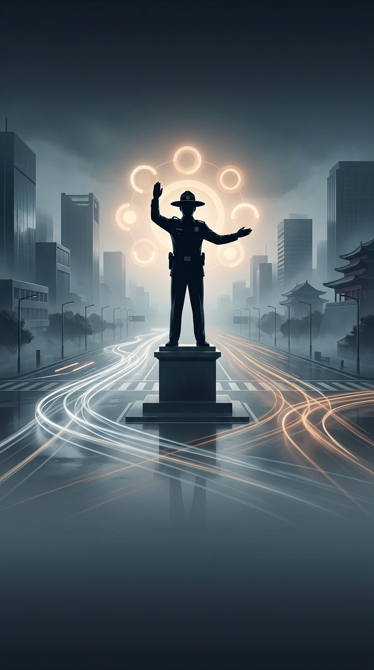This major global capital city is completely devoid of traffic lights, relying entirely on human police instead.