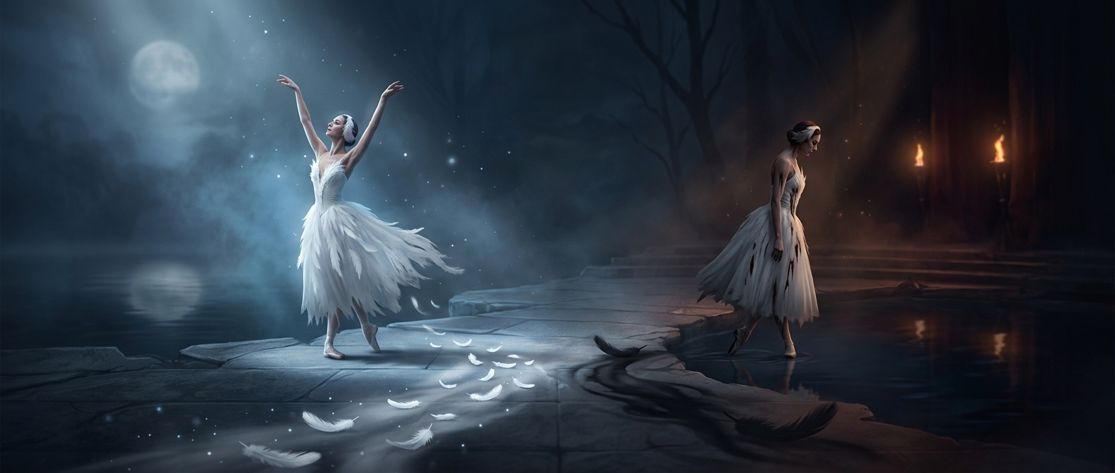 Why Swan Lake can end happily or tragically