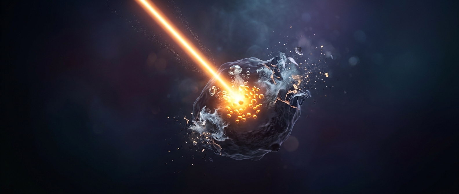How lasers turn gold nanoparticles into tiny cancer-cell bombs