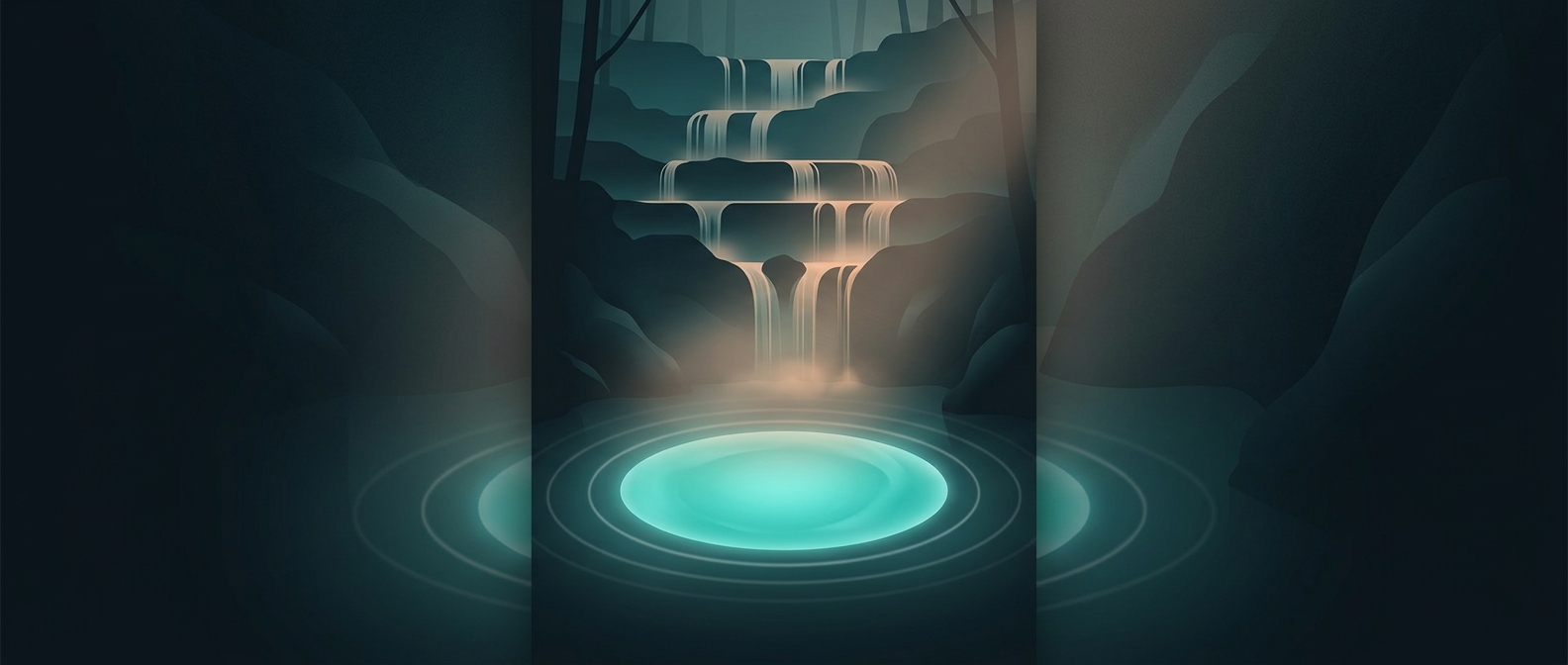 Laotian waterfalls create perfect turquoise pools