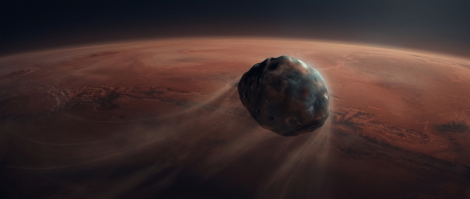 Mars is slowly pulling Phobos to its doom