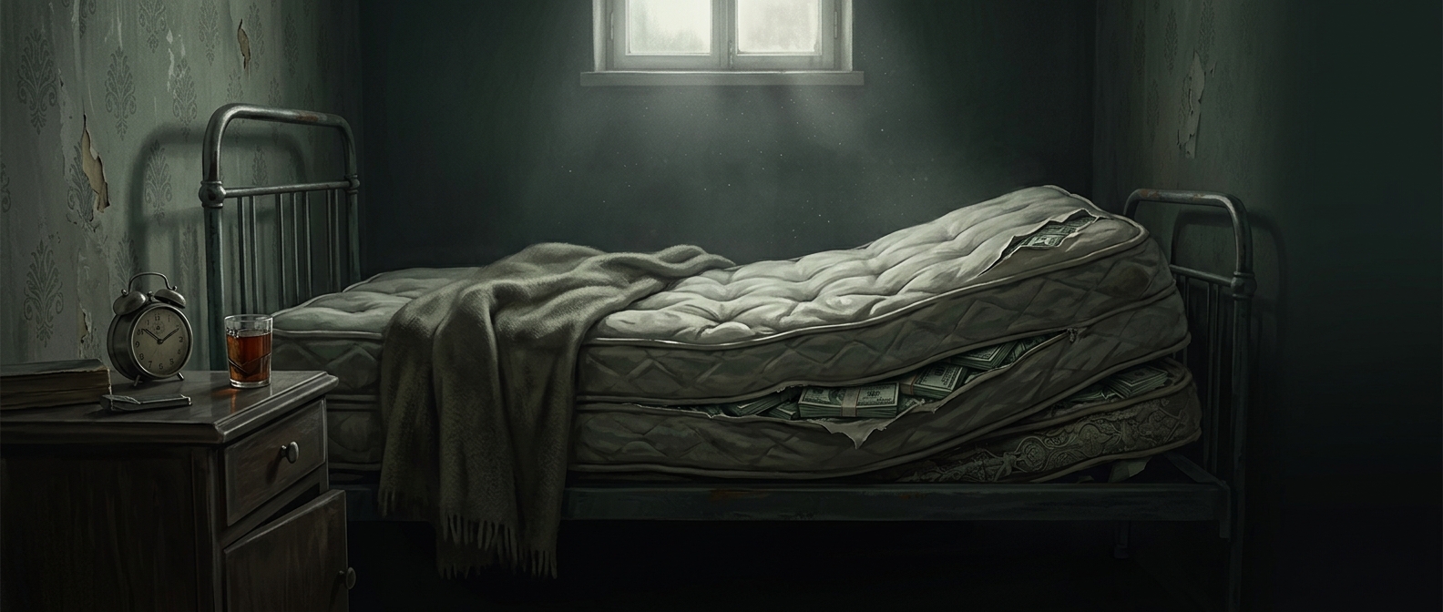When Russians hid US dollars in their mattresses