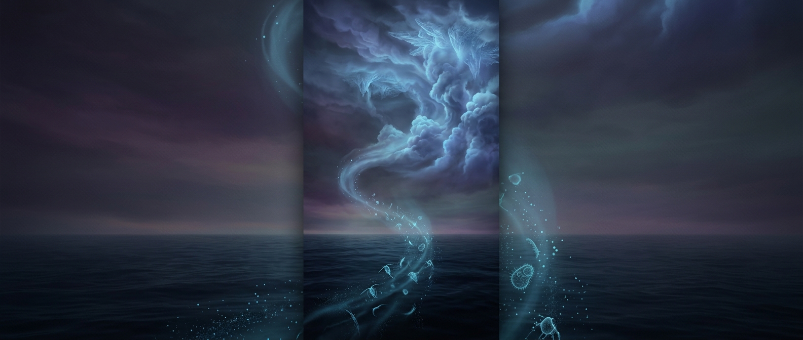 How ocean microbes help make clouds