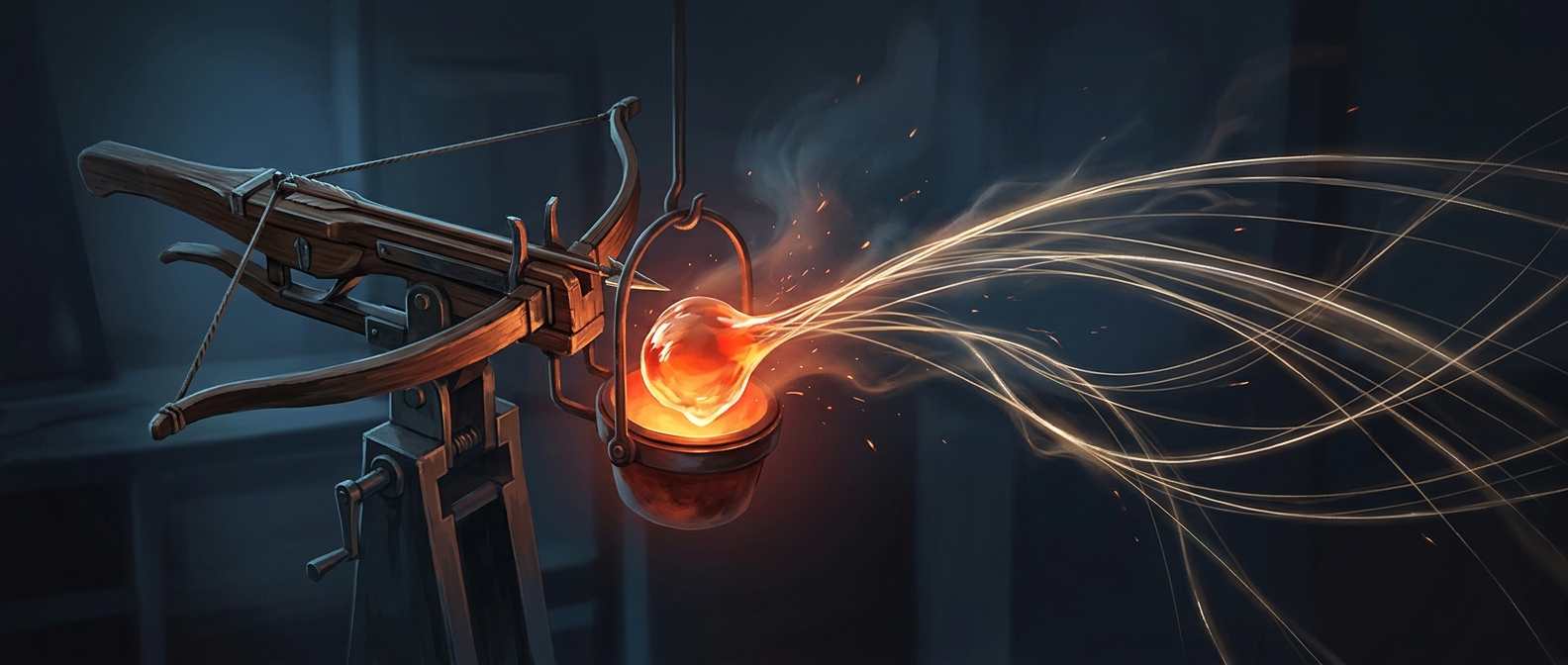 The scientist who fired molten quartz from a crossbow