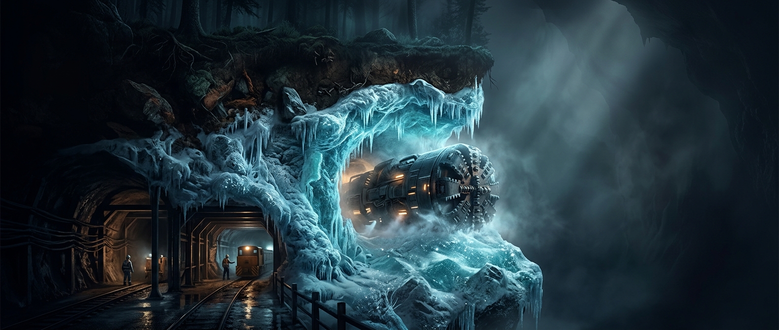 Why tunnel builders freeze the ground