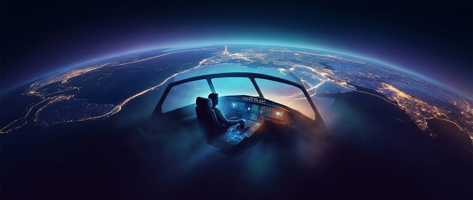 В Flight Simulator есть самый длинный непрерывный цифровой полет