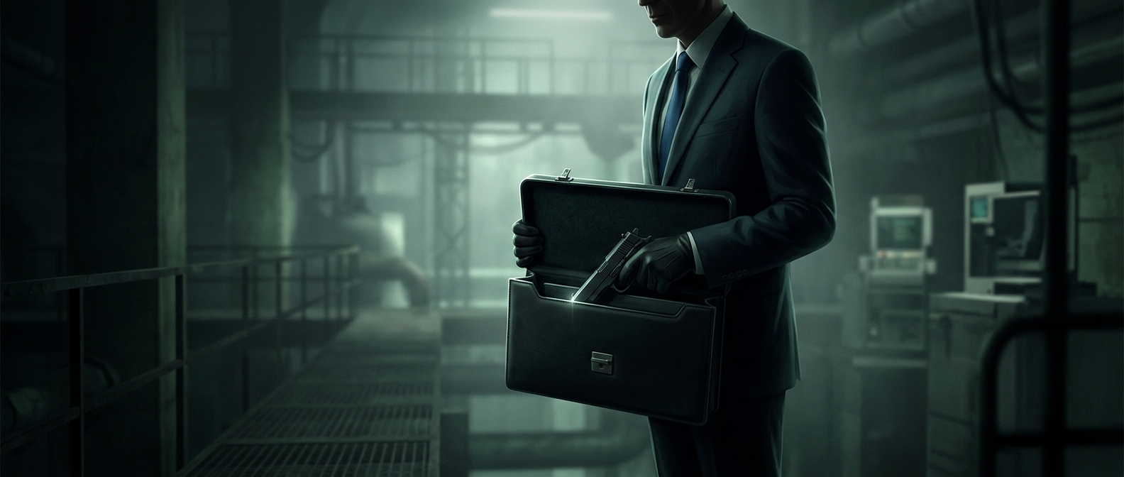 What G-Man keeps inside his briefcase