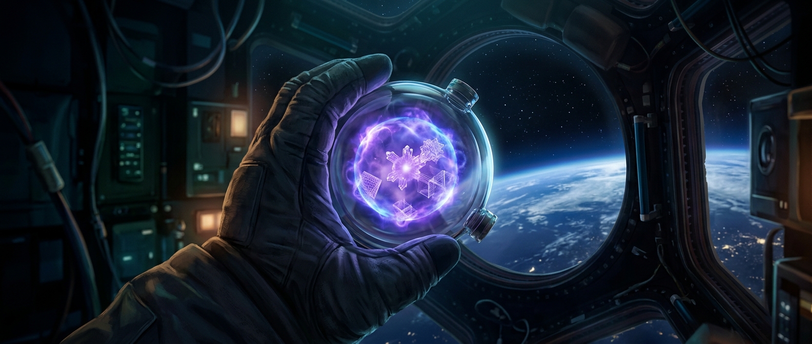 Dust in plasma can form floating crystals