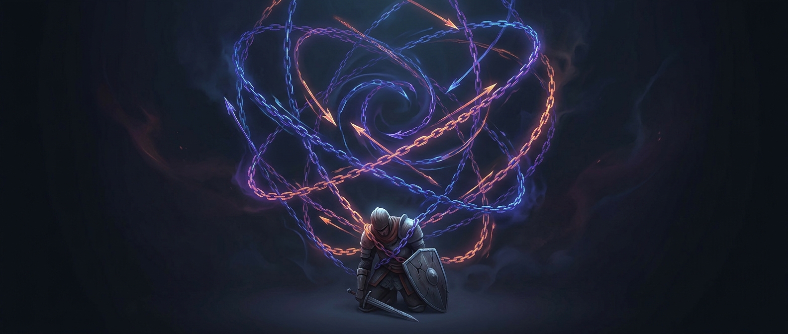 Why fighting-game combos leave you helpless