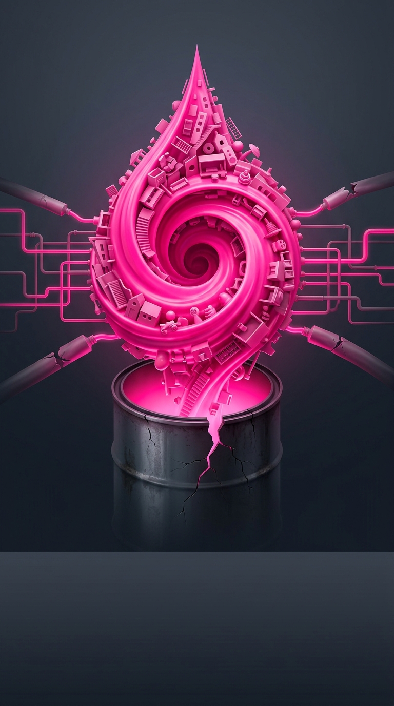 Greta Gerwig's 2023 blockbuster Barbie movie utilized such a massive, ungodly amount of a specific shade of fluorescent pink paint to construct the elaborate Barbieland film sets…