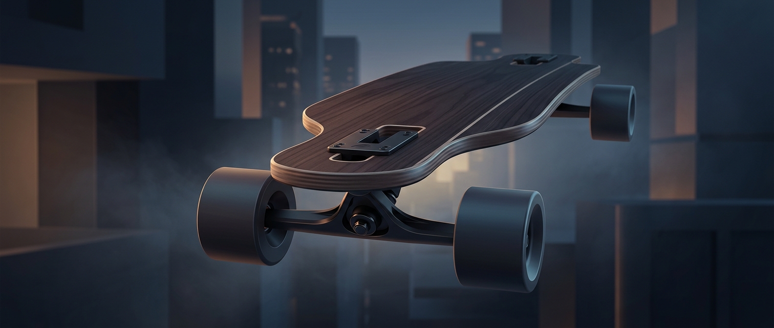 Drop-through longboards mount trucks through deck holes